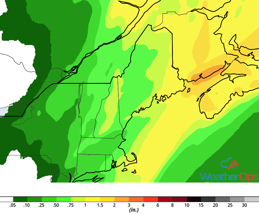 Rainfall Accumulation for Saturday, November 3. 2018