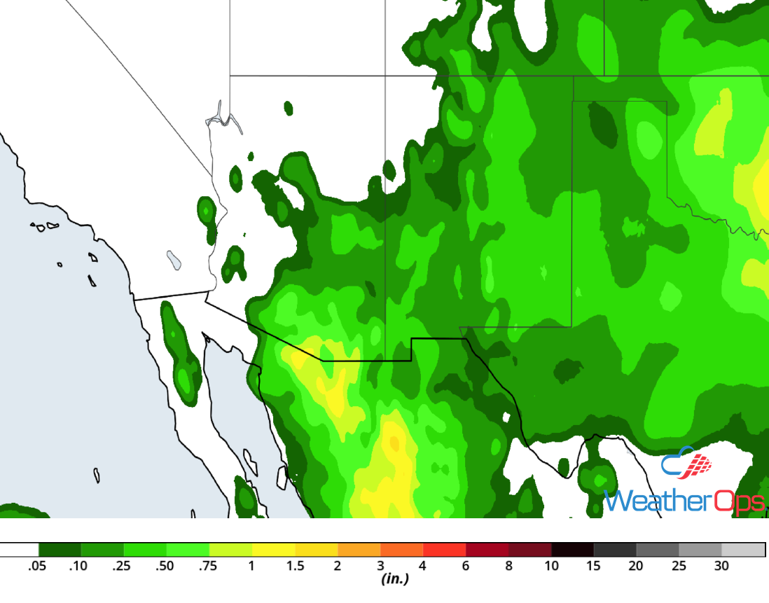Rainfall Accumulation for August 8-9, 2018
