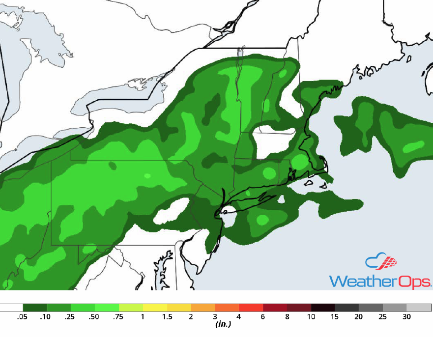 Rainfall Accumulation for Thursday, September 6, 2018