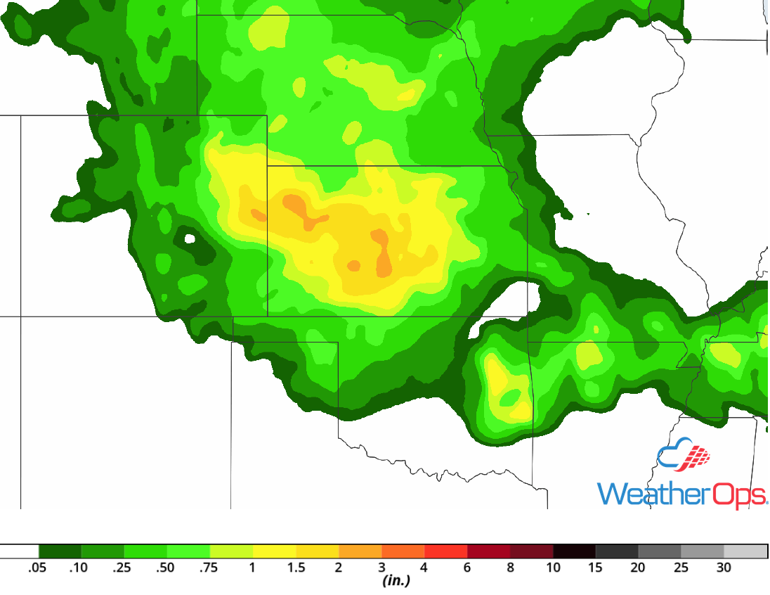 Rainfall Accumulation for Sunday, June 24, 2018