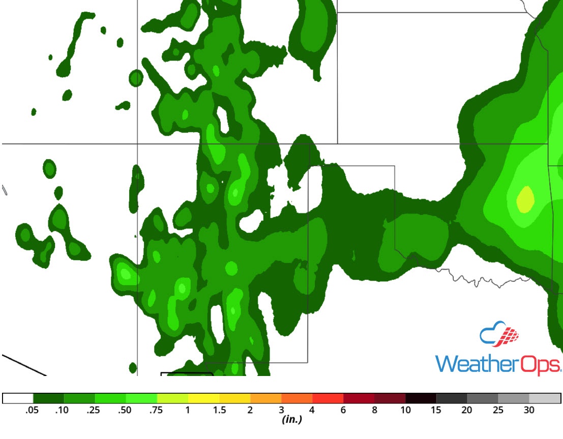 Rainfall Accumulation for Friday, August 17, 2018