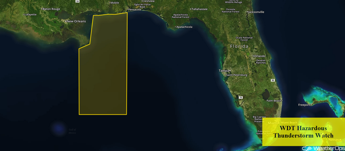 WDT Hazardous Thunderstorm Watch 8/2/18