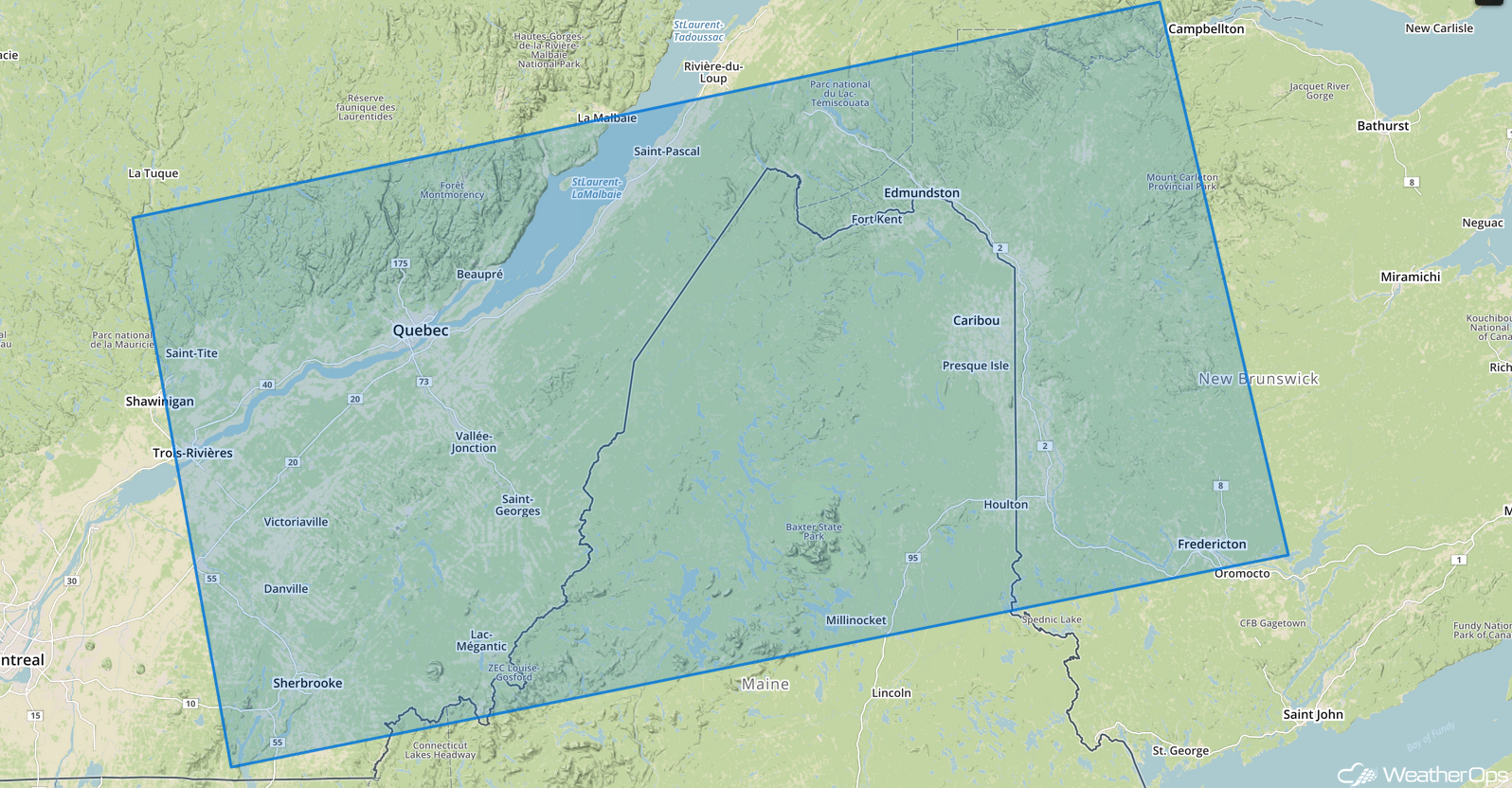 Snowfall Risk Outline for February 28 and March 1, 2018