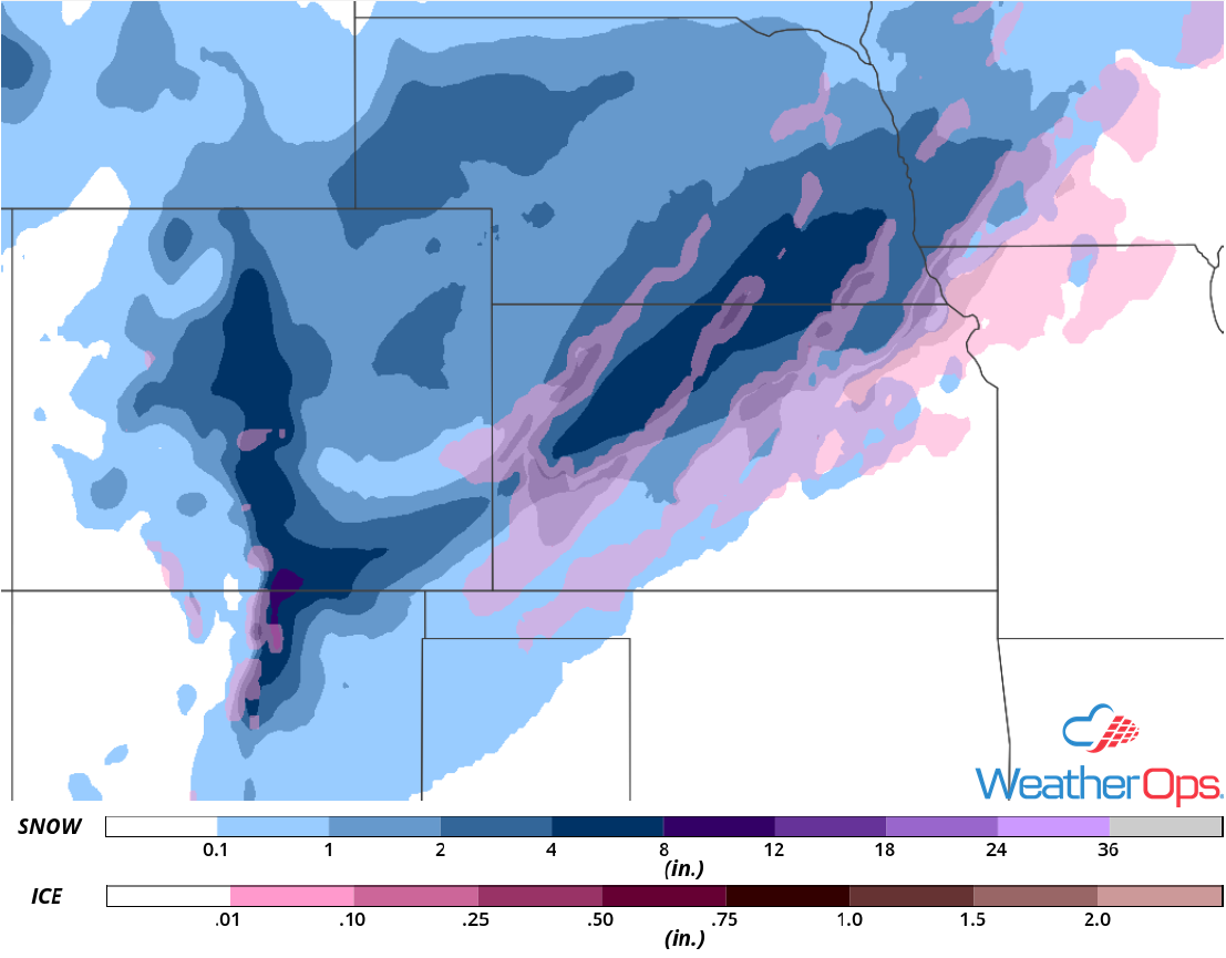 Snow Accumulation for Sunday, October 14, 2018