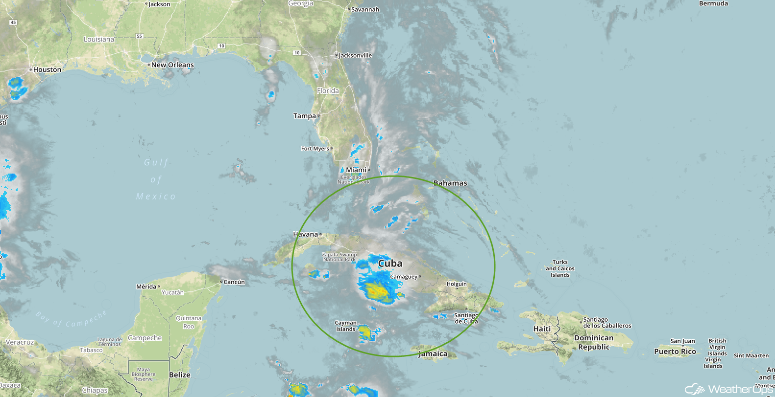 Enhanced Infrared Tropical Satellite 5/21/18