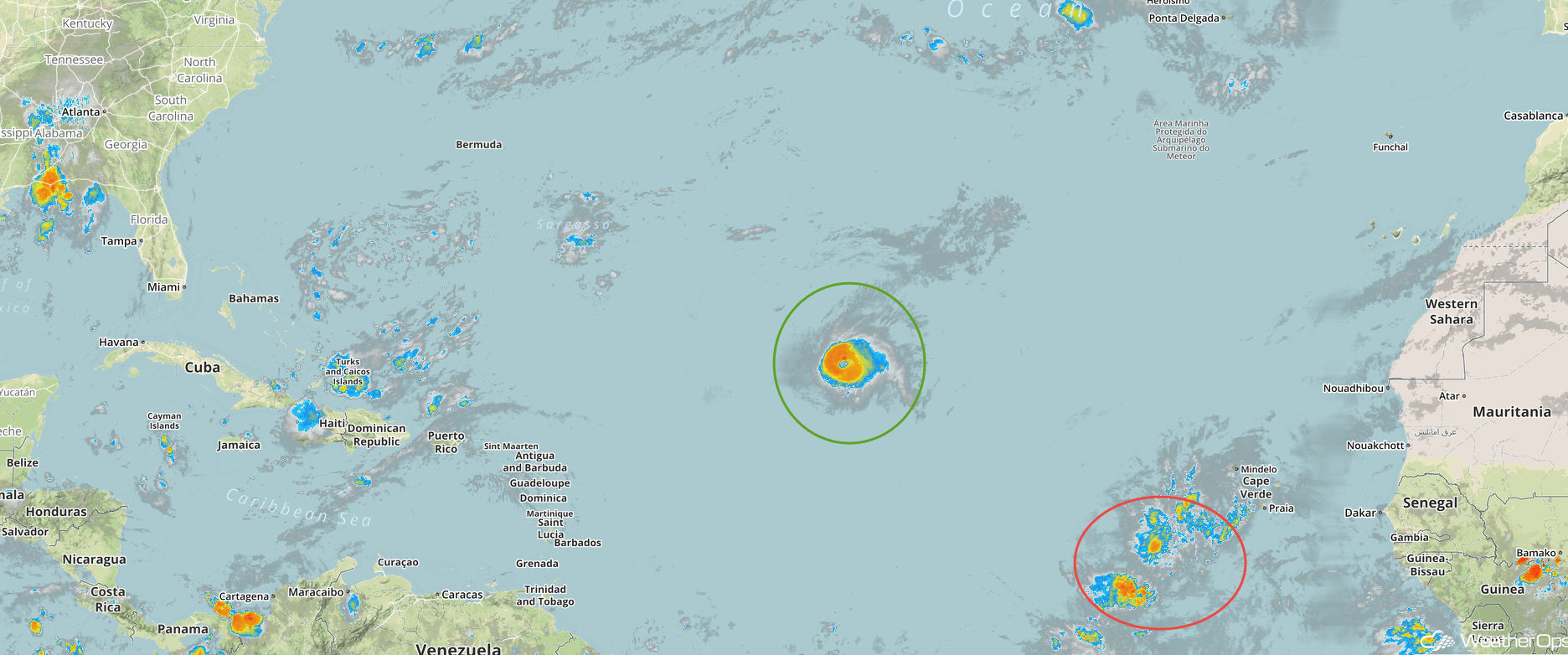 Enhanced Infrared Satellite 9/5/18
