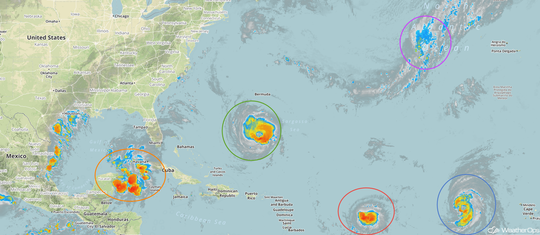 Enhanced Infrared Satellite 9/11/18