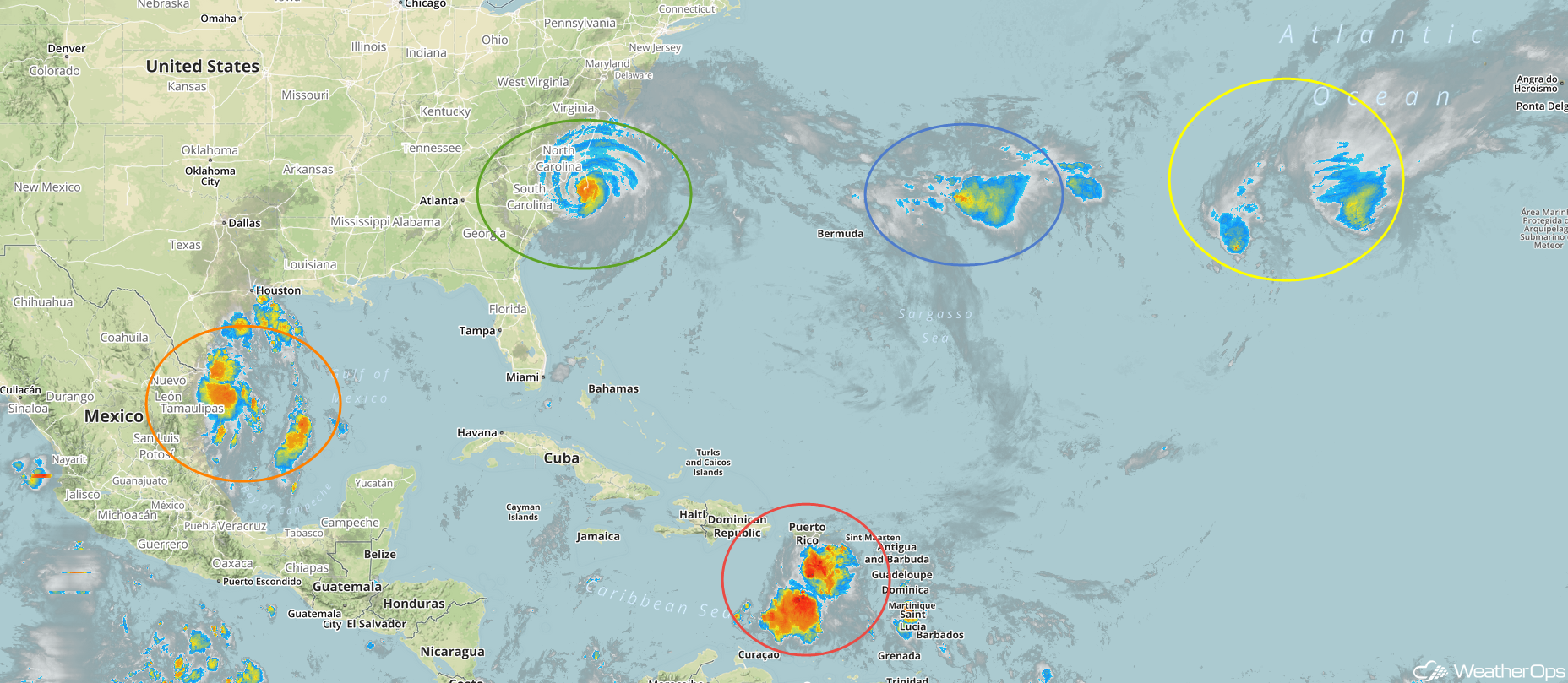Enhanced Infrared Satellite 9/14/18
