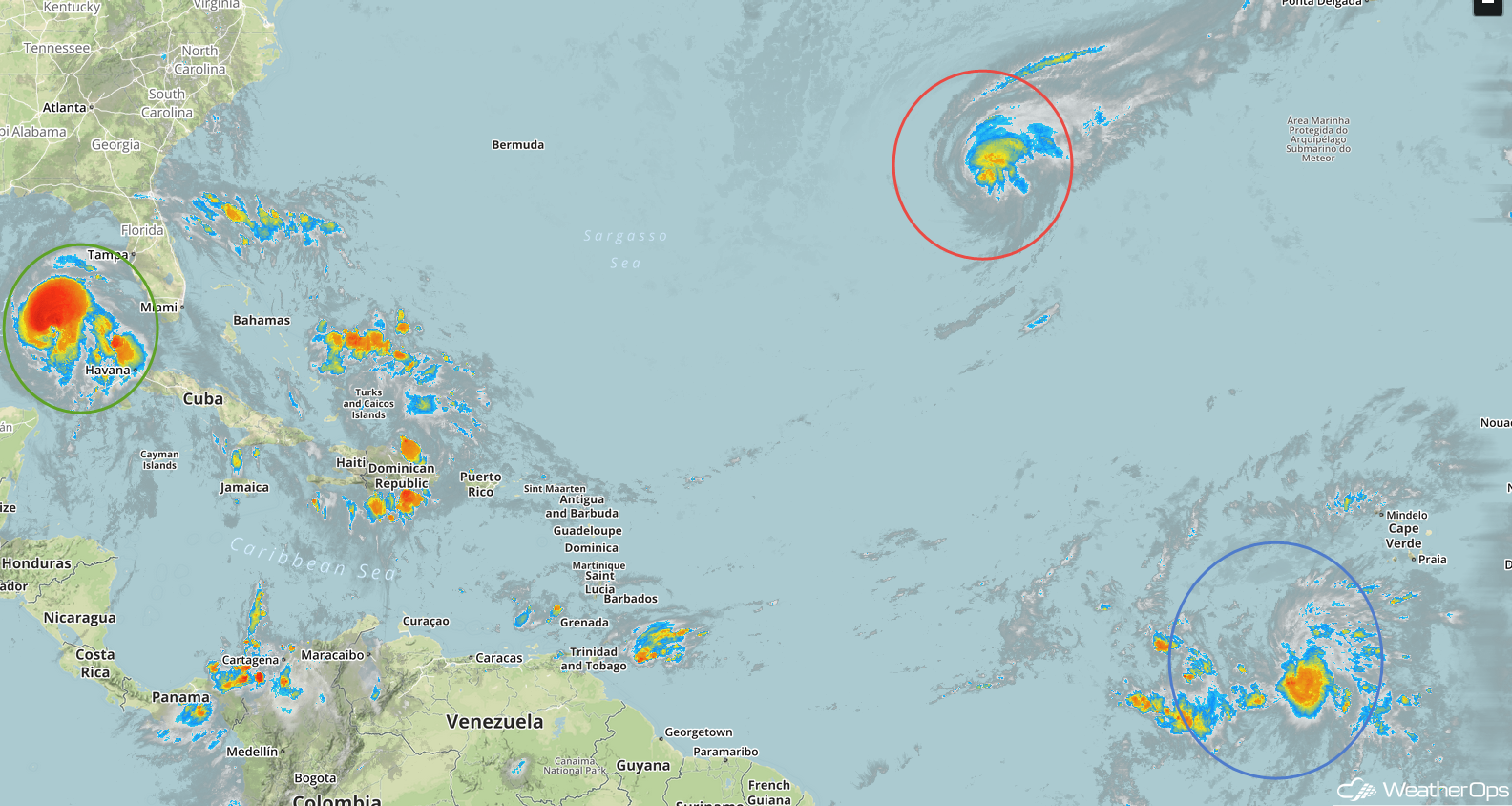 Enhanced Infrared Satellite 10/9/18