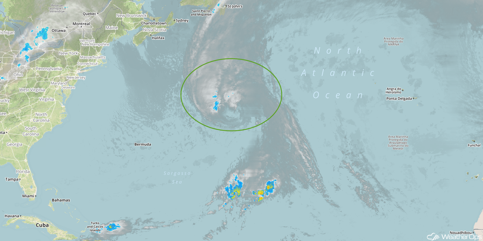 Enhanced Infrared Satellite 10/31/18