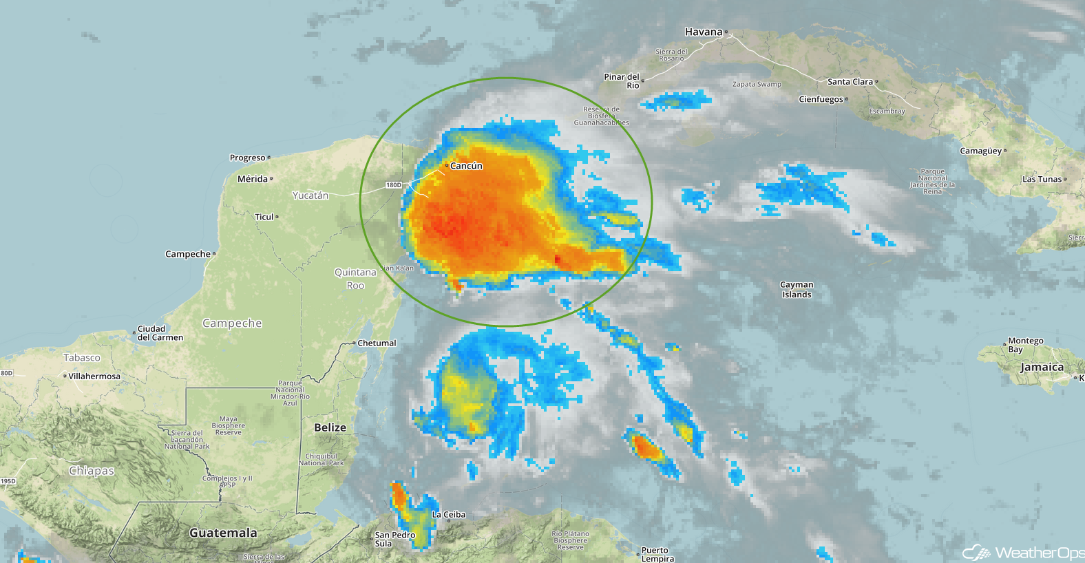 Enhanced Infrared Tropical Satellite 5/24/18