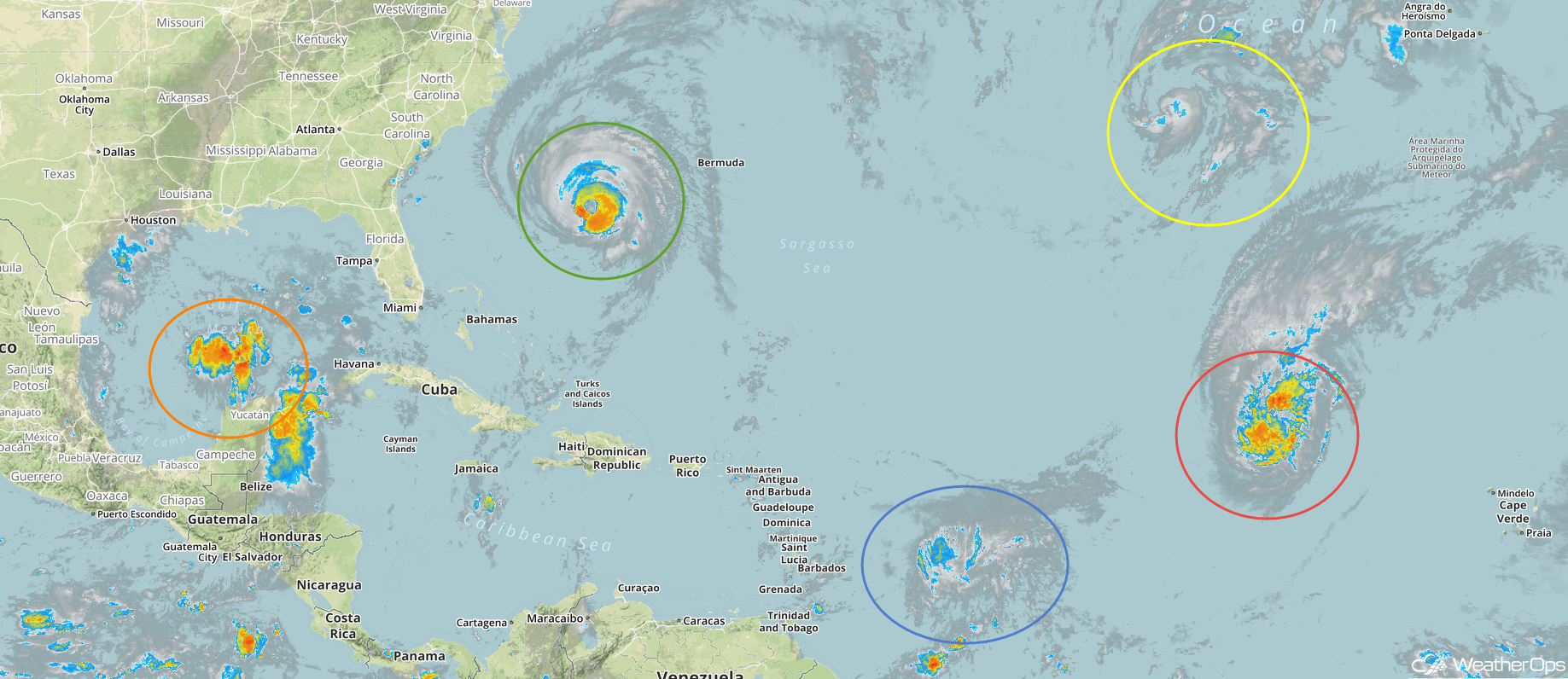 Enhanced Infrared Satellite 9/12/18