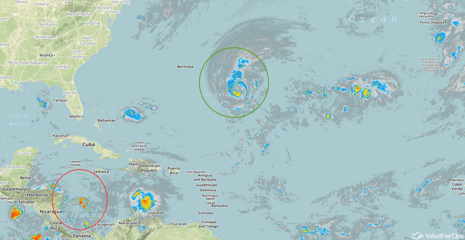 Enhanced Infrared Satellite 10/3/18