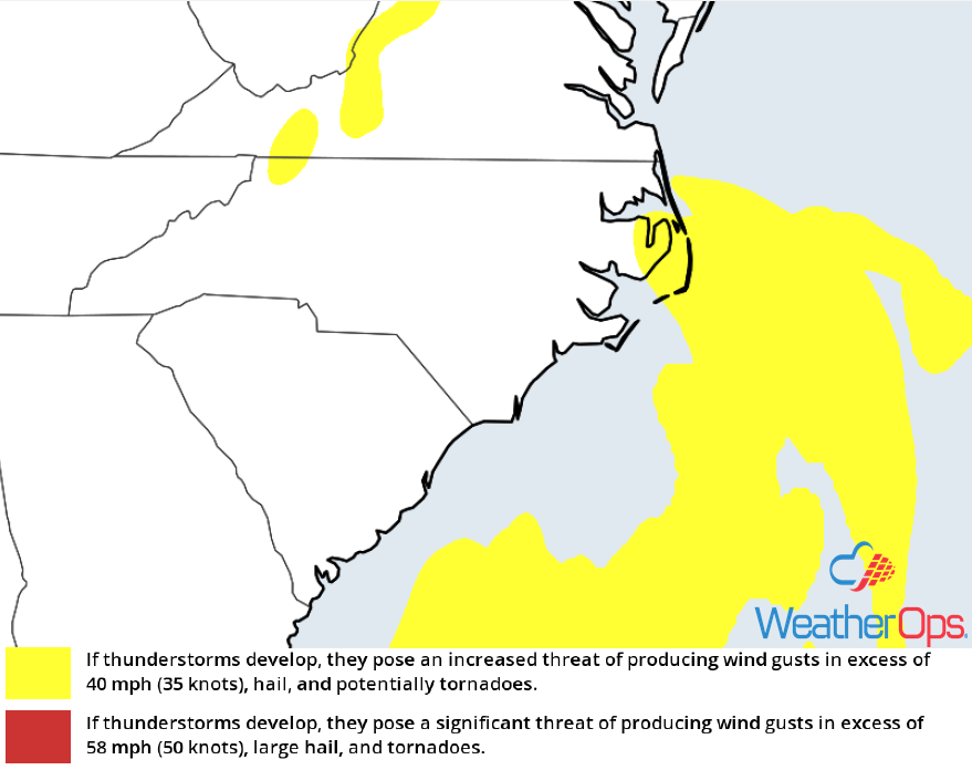 Thunderstorm Risk for September 14-15, 2018
