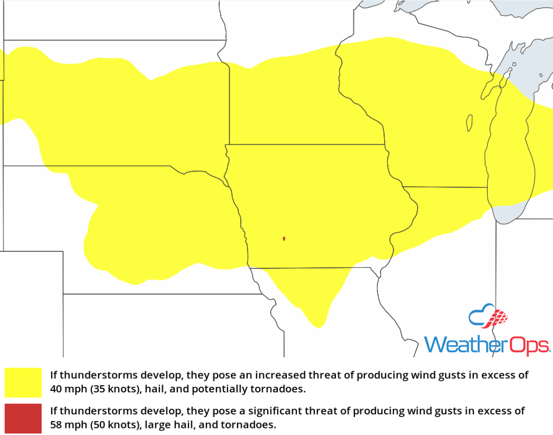 Thunderstorm Risk for Tuesday, September 18, 2018