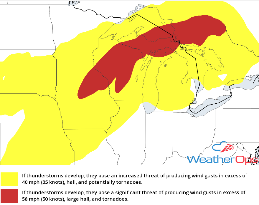 Thunderstorm Risk for Thursday, September 20, 2018