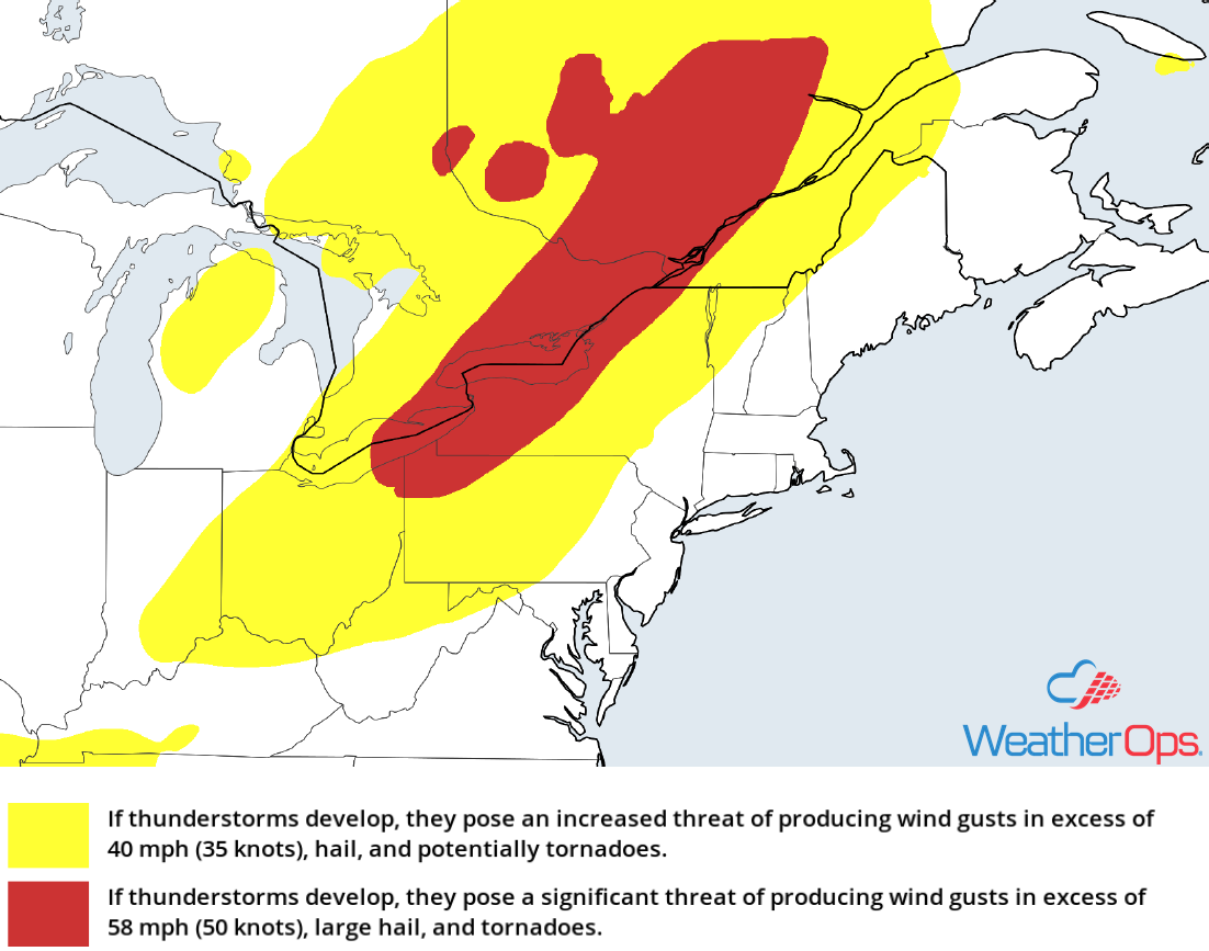 Thunderstorm Risk for Friday, September 21, 2018