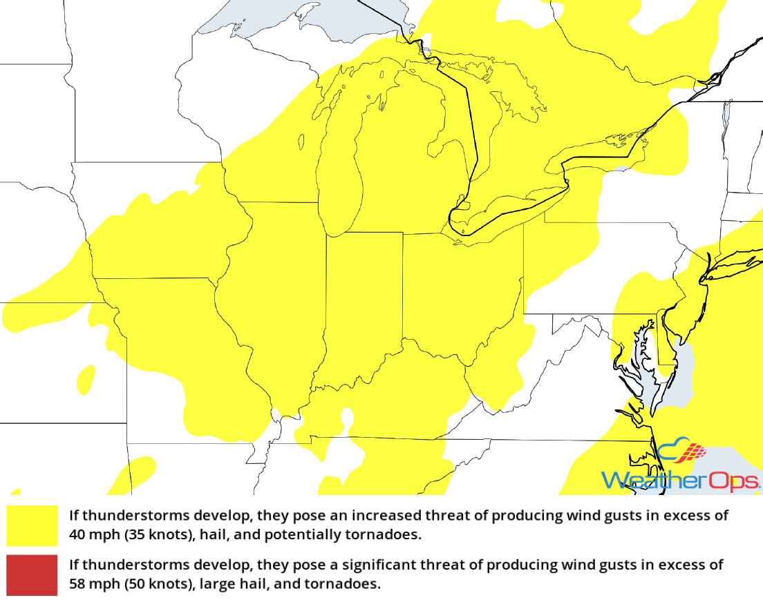Thunderstorm Risk for Tuesday, September 25, 2018