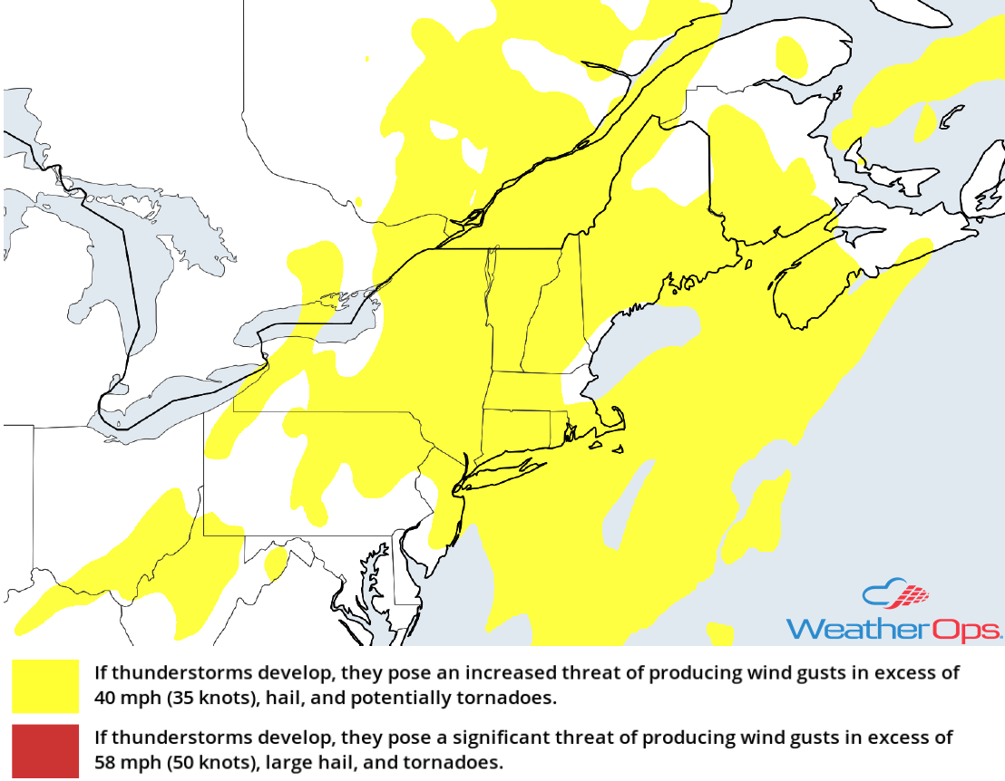 Thunderstorm Risk for Wednesday, September 26, 2018