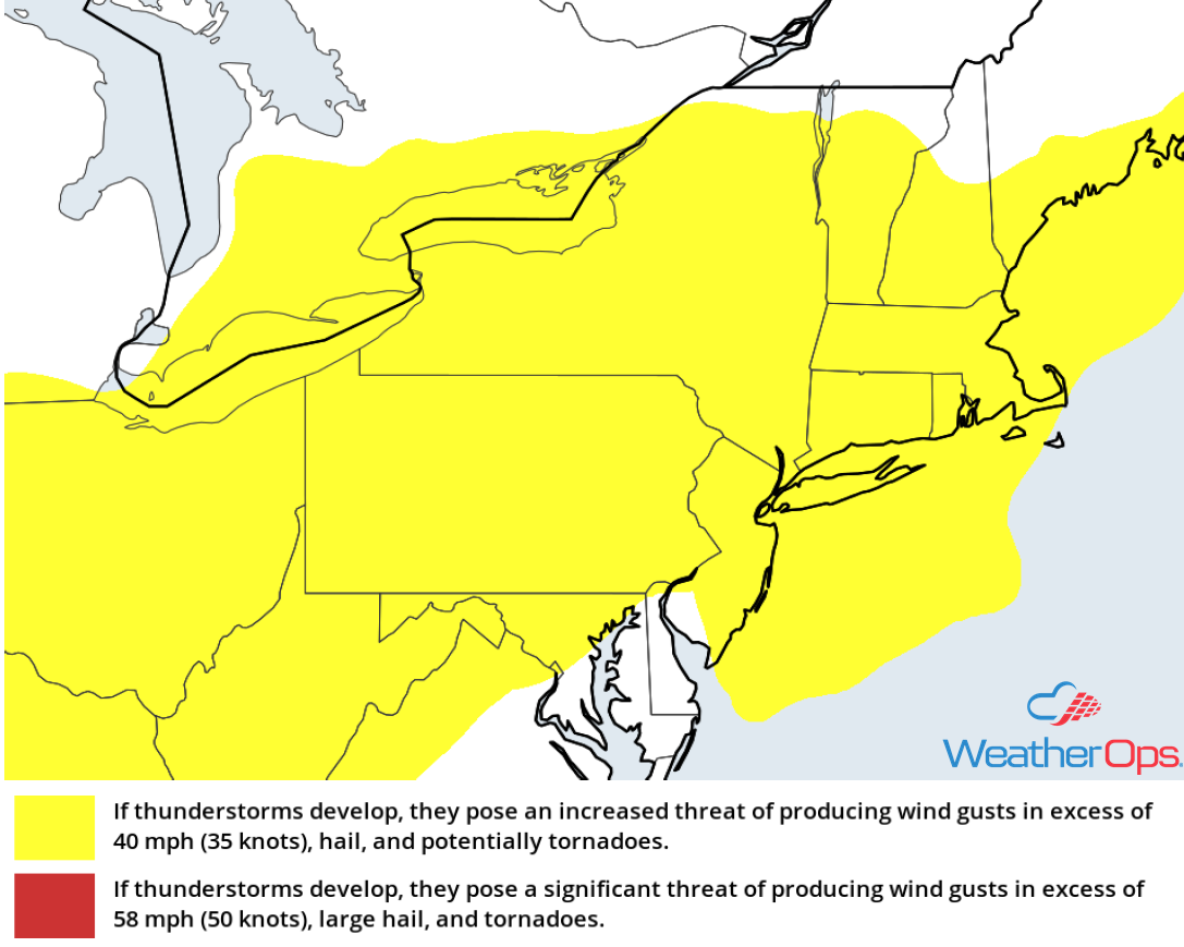 Thunderstorm Risk for Tuesday, October 2, 2018