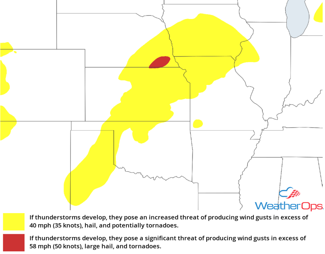 Thunderstorm Risk for Thursday, October 4, 2018