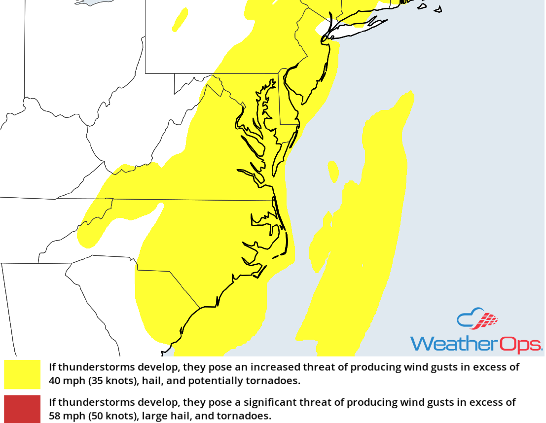 Thunderstorm Risk for Thursday, October 11, 2018