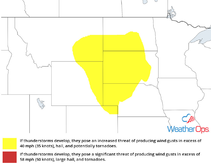 Thunderstorm Risk for Monday, May 7, 2018