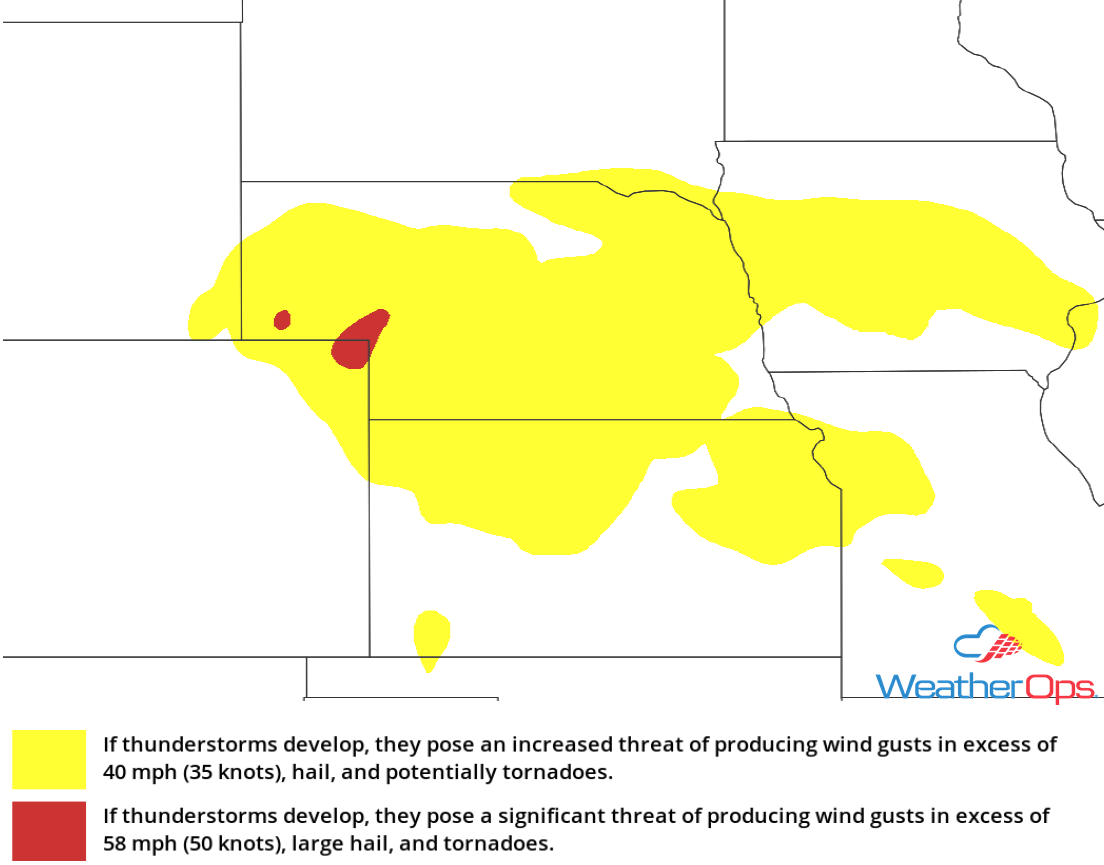Thunderstorm Risk for Thursday, May 10, 2018