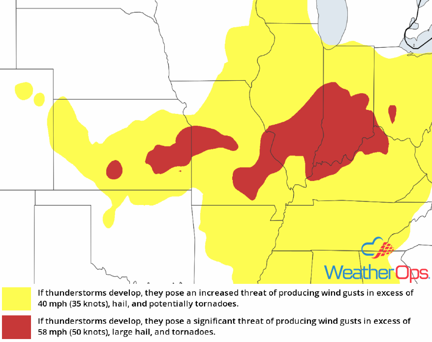 Thunderstorm Risk for Tuesday, June 12, 2018