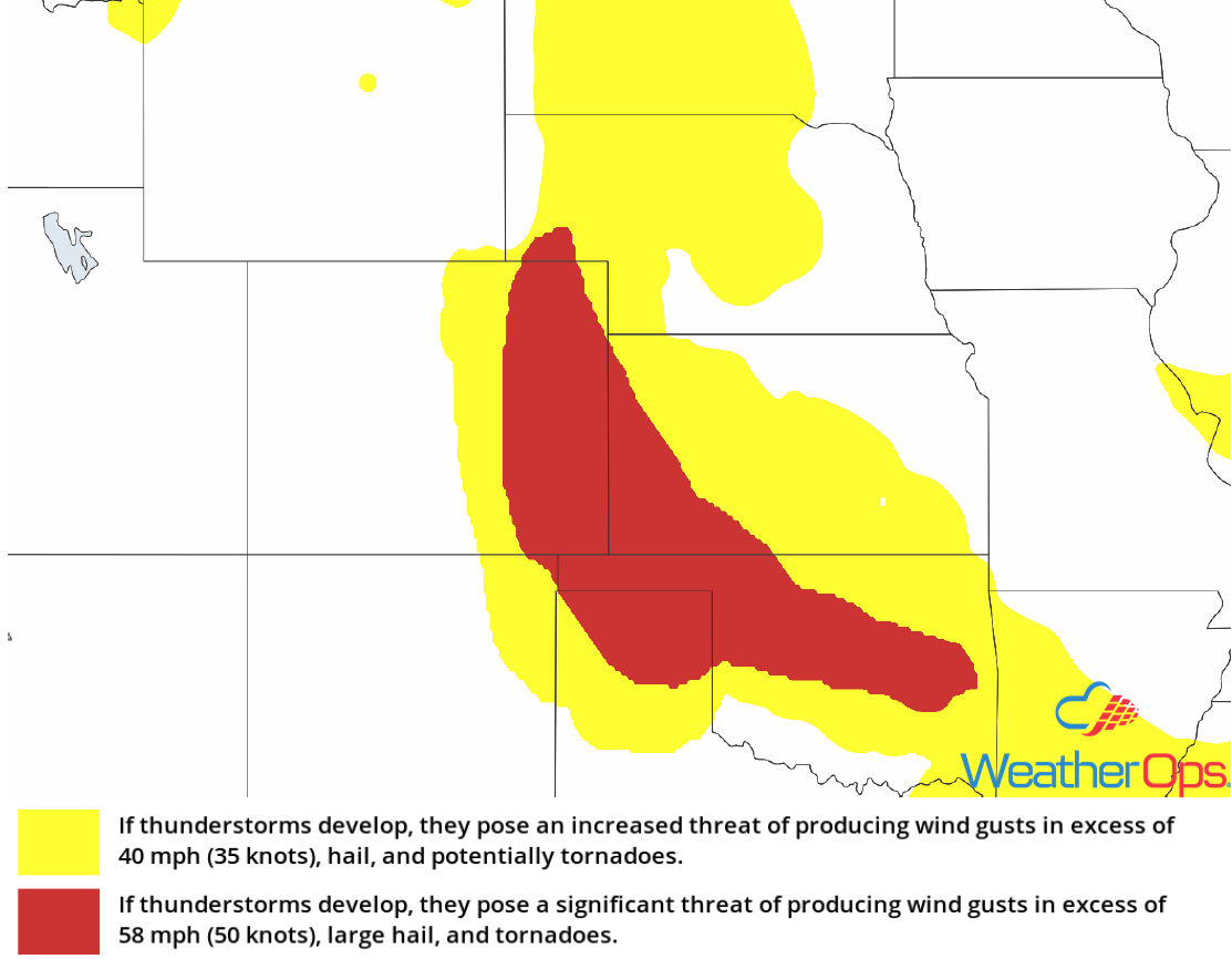 Thunderstorm Risk for Friday, June 22, 2018
