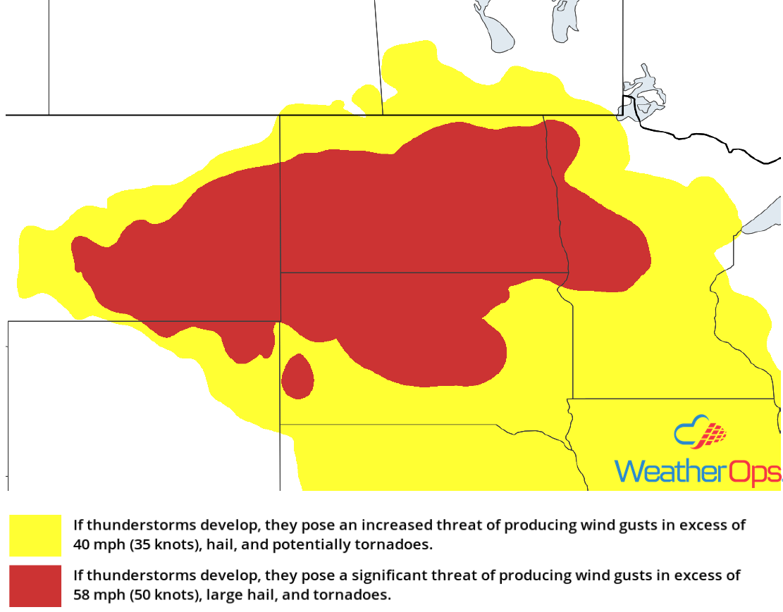 Thunderstorm Risk for Thursday, June 28, 2018