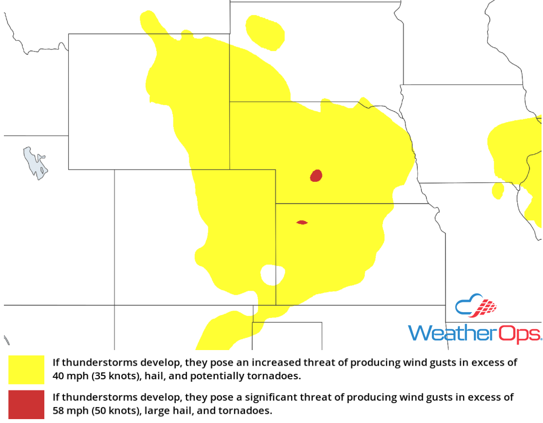 Thunderstorm Risk for Thursday, July 5, 2018