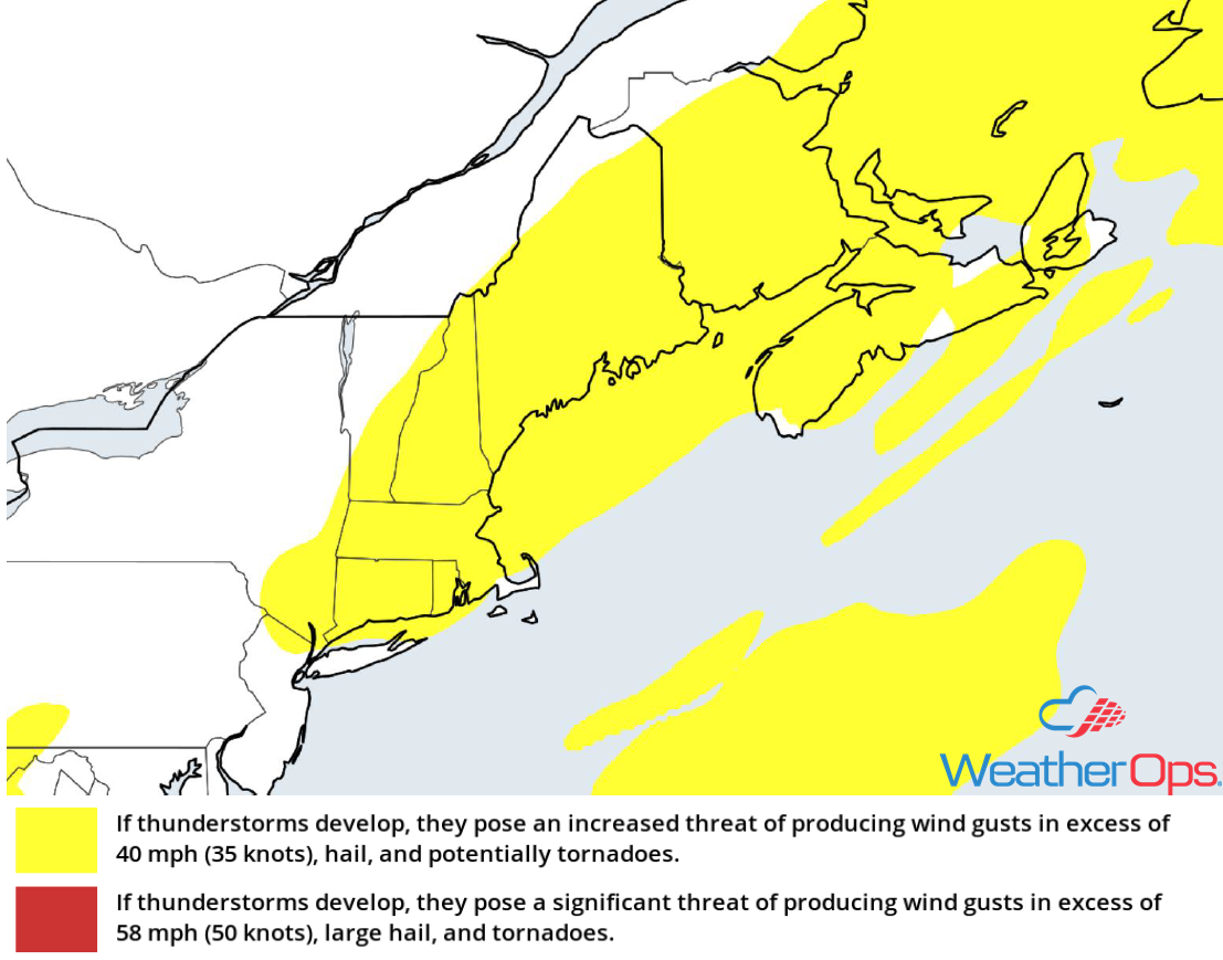Thunderstorm Risk for Friday, July 6, 2018