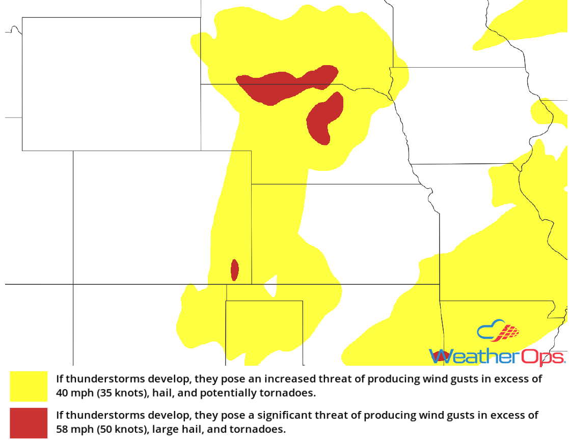 Thunderstorm Risk for Wednesday, August 15, 2018