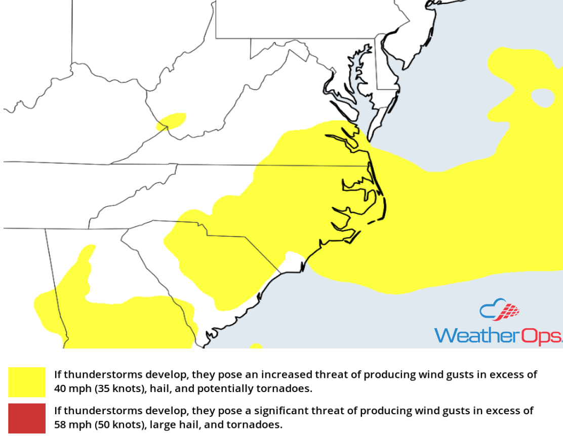 Thunderstorm Risk for Wednesday, May 23, 2018