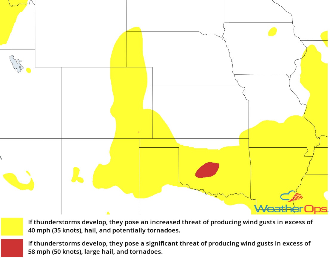 Thunderstorm Risk for Friday, August 17, 2018