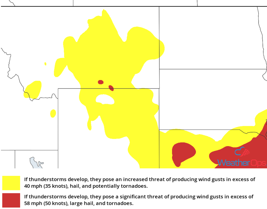 Thunderstorm Risk for Wednesday, June 6, 2018