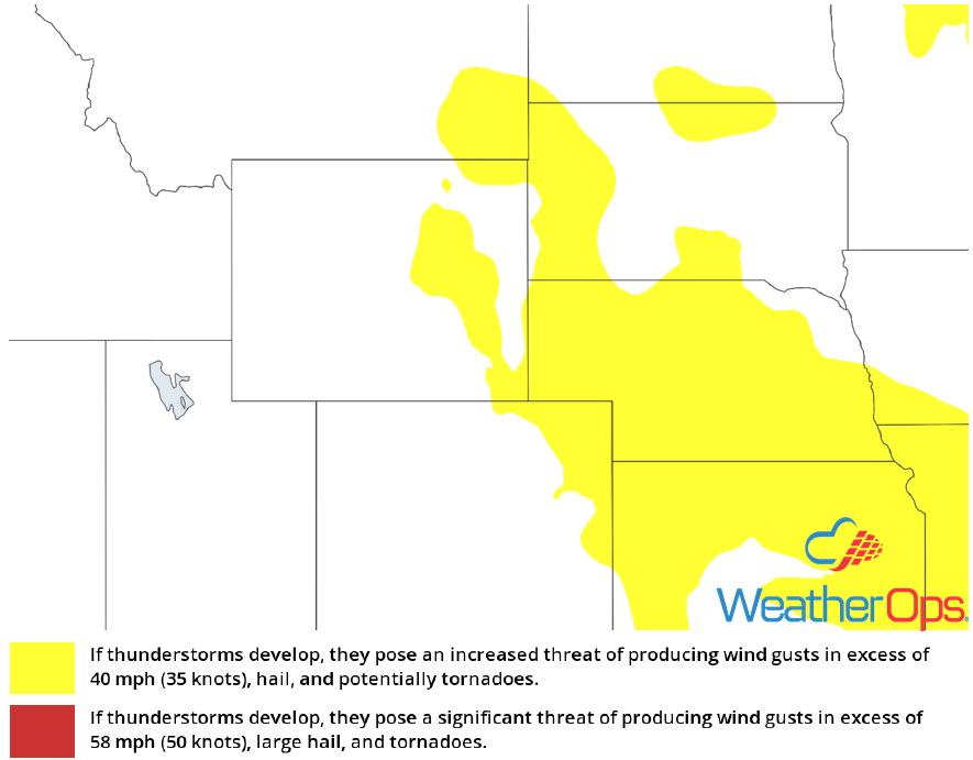 Thunderstorm Risk for Wednesday, June  27, 2018
