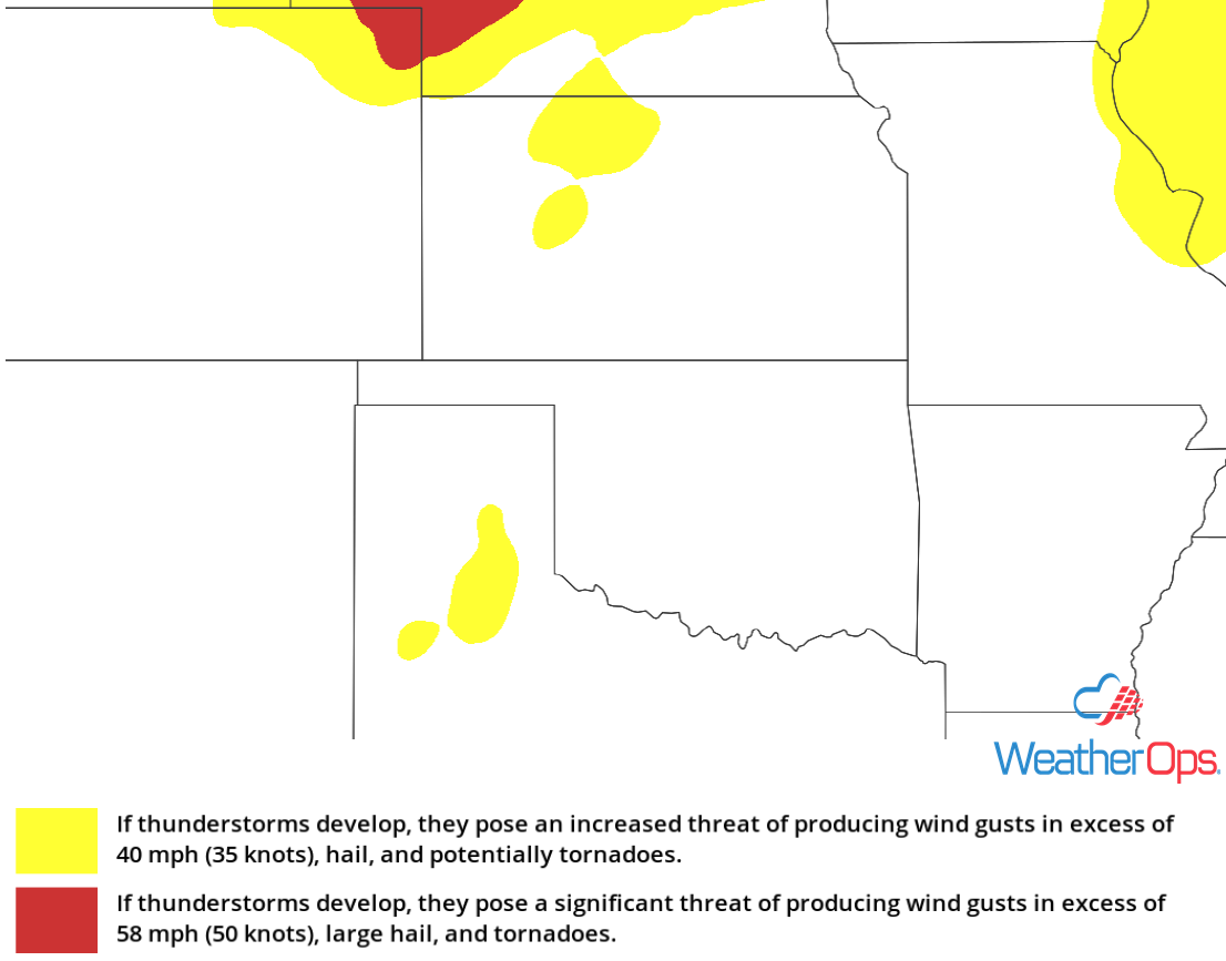 Thunderstorm Risk for Friday, June 29, 2018