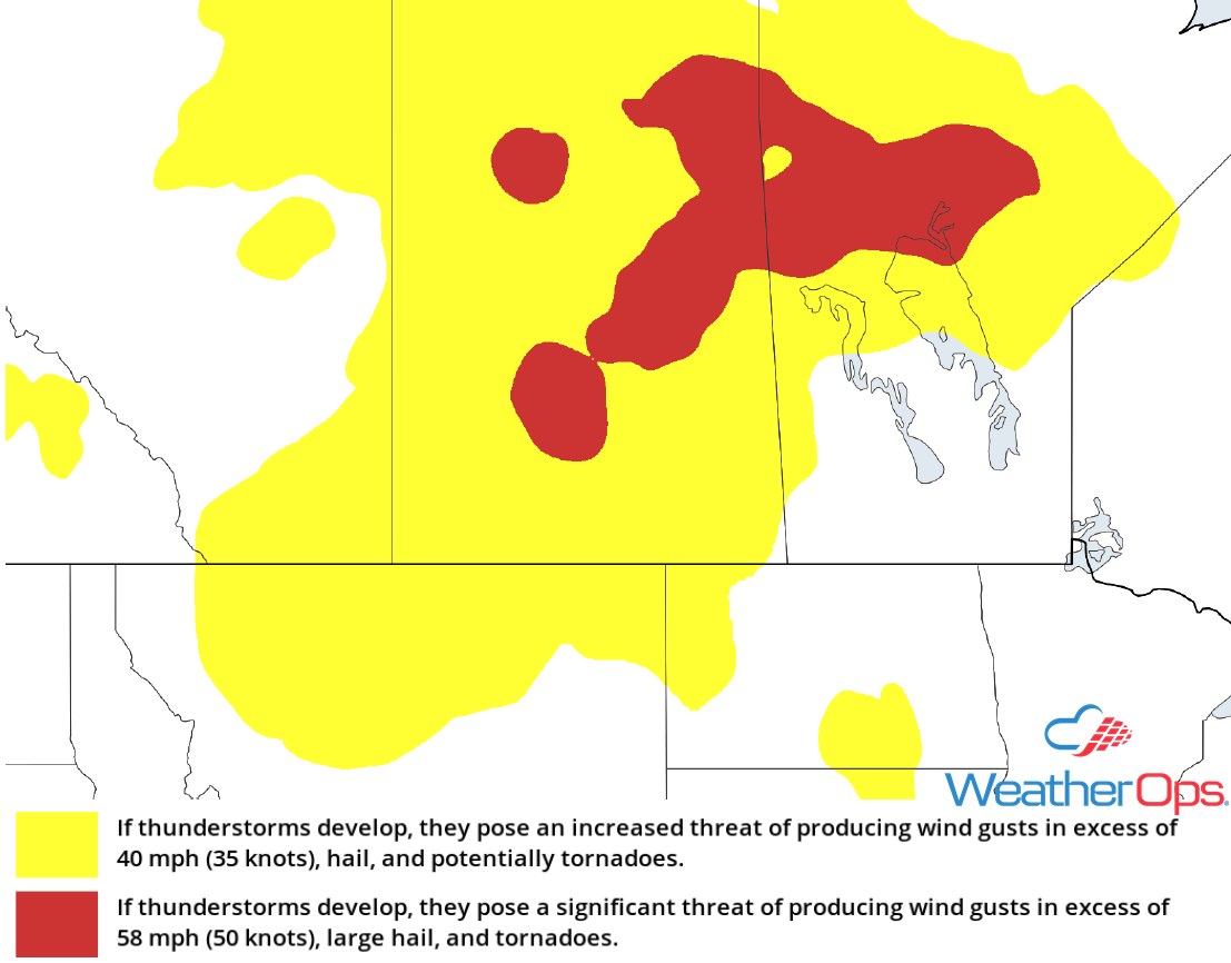 Thunderstorm Risk for Friday, July 6, 2018
