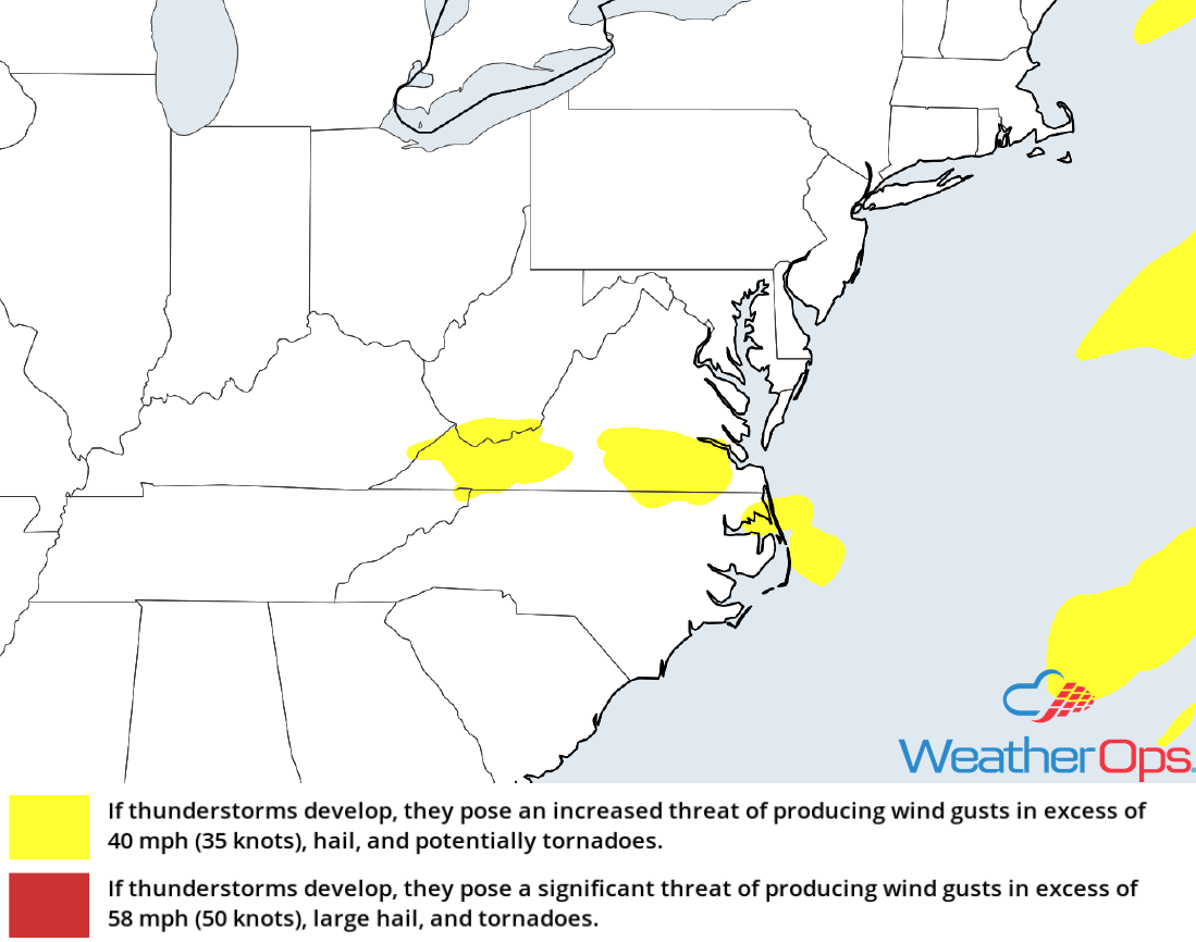 Thunderstorm Risk for Wednesday, July 11, 2018