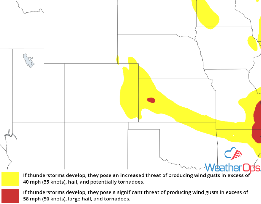 Thunderstorm Risk for Friday, July 20, 2018