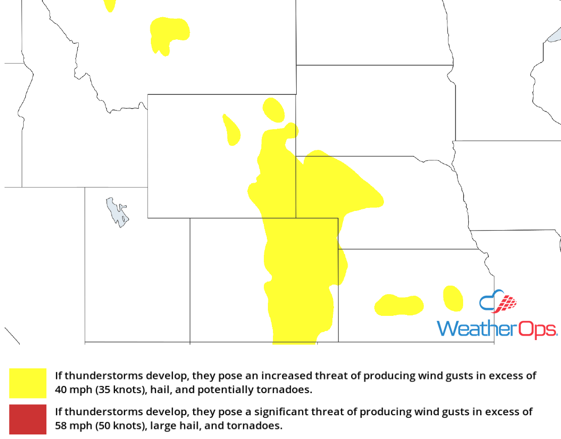 Thunderstorm Risk for Thursday, July 26, 2018