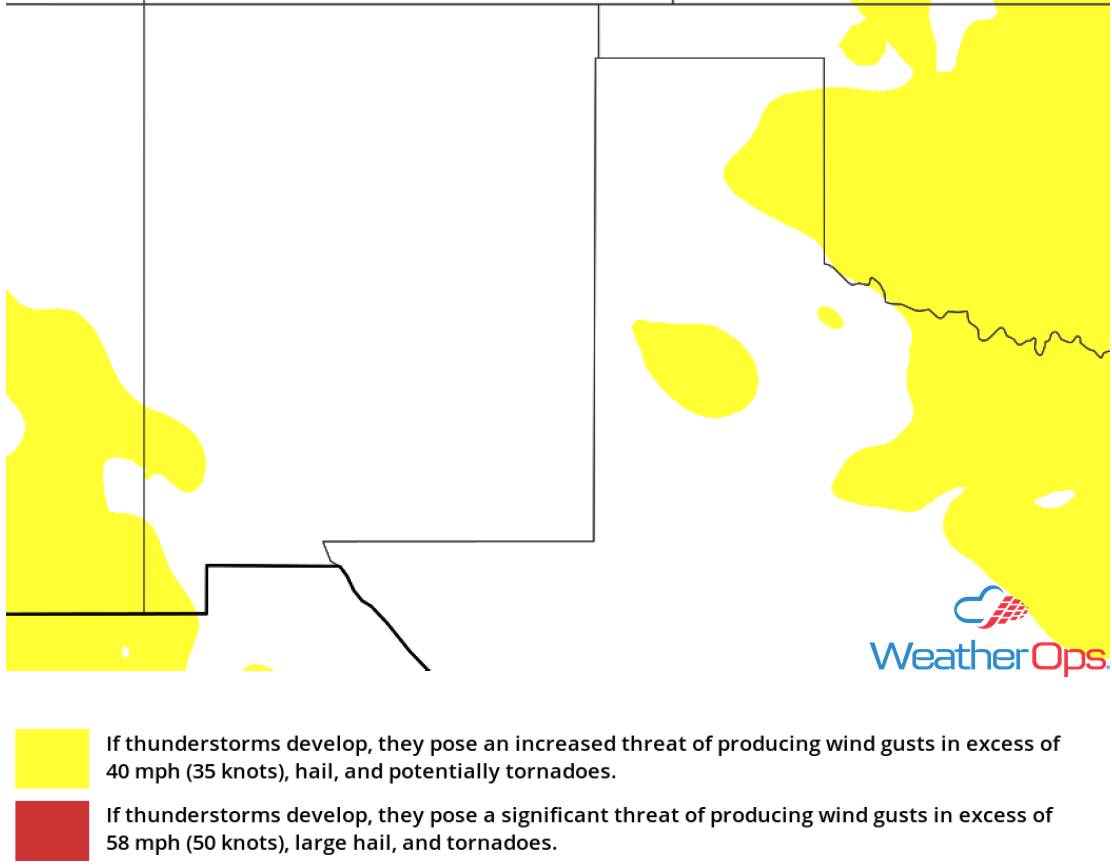 Thunderstorm Risk for Monday, July 30, 2018