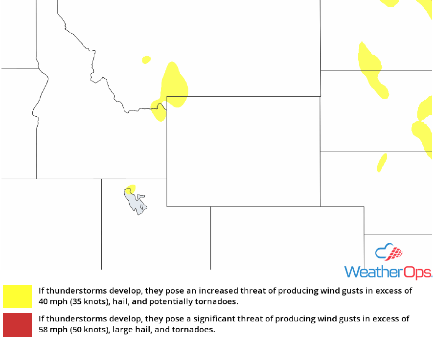 Thunderstorm Risk for Thursday, August 2, 2018