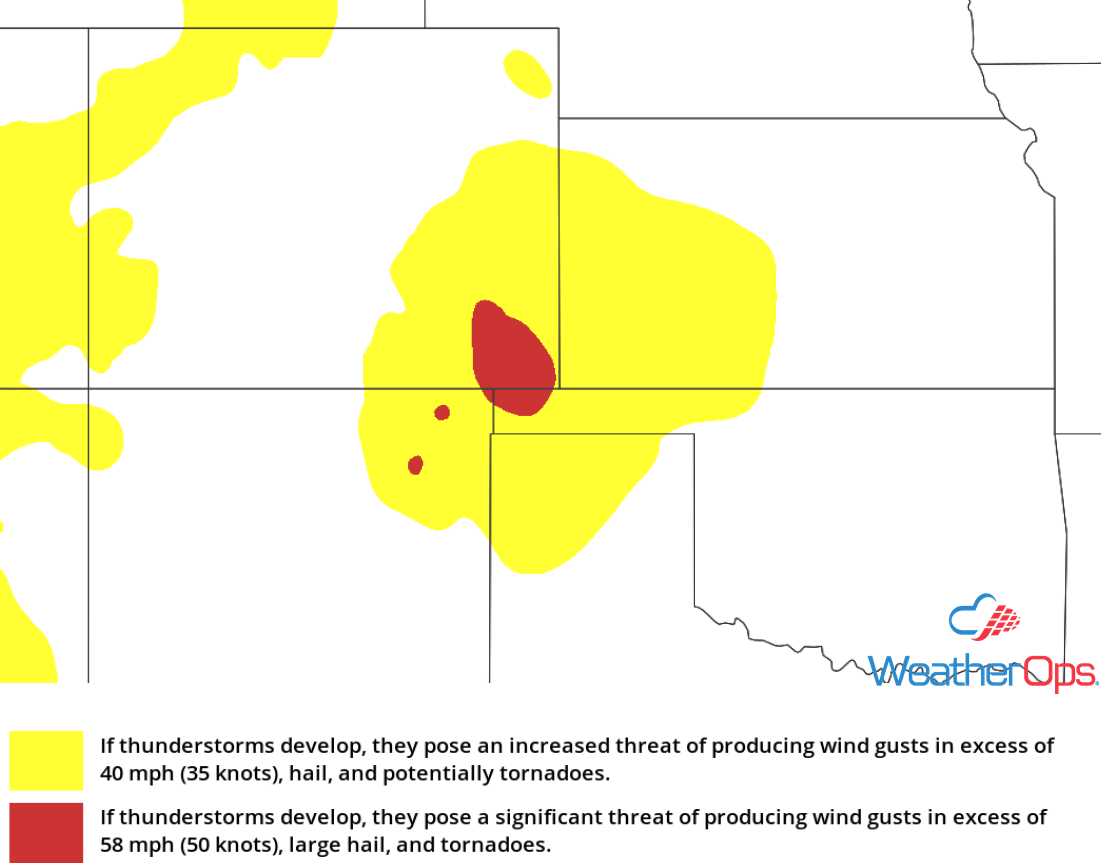 Thunderstorm Risk for Tuesday, August 21, 2018