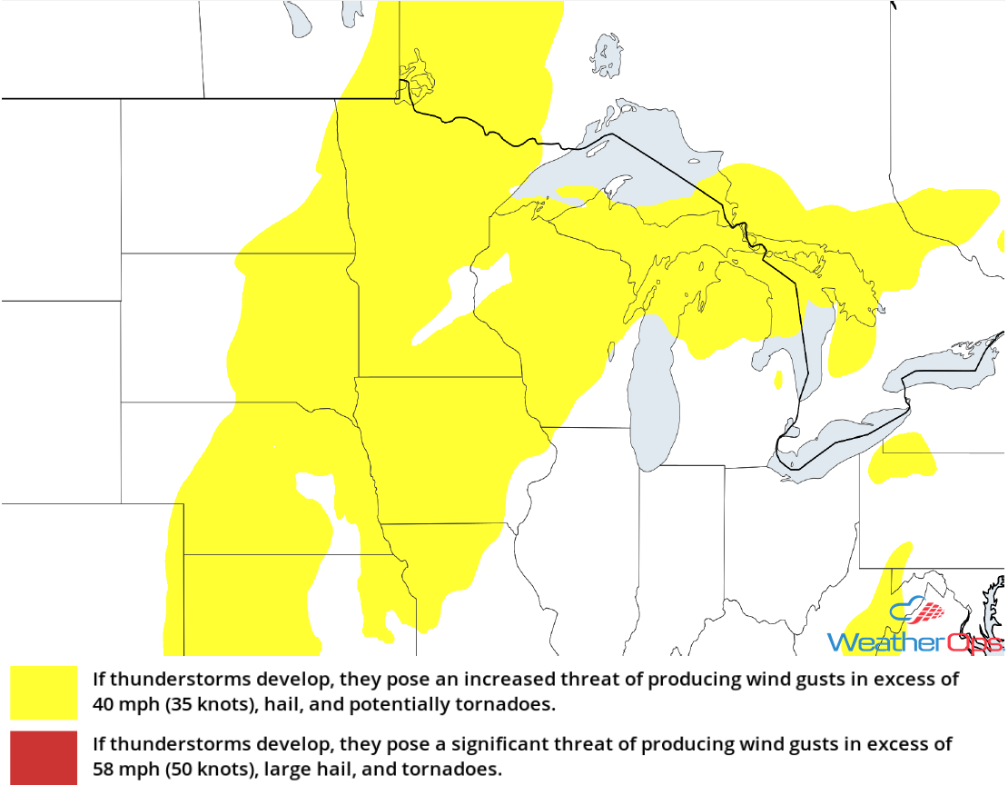 Thunderstorm Risk for Tuesday, September 4, 2018