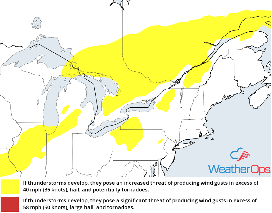 Thunderstorm Risk for Wednesday, September 5, 2018