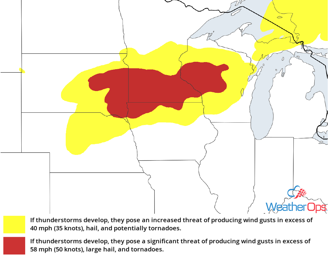 Thunderstorm Risk for Monday, September 21, 2018