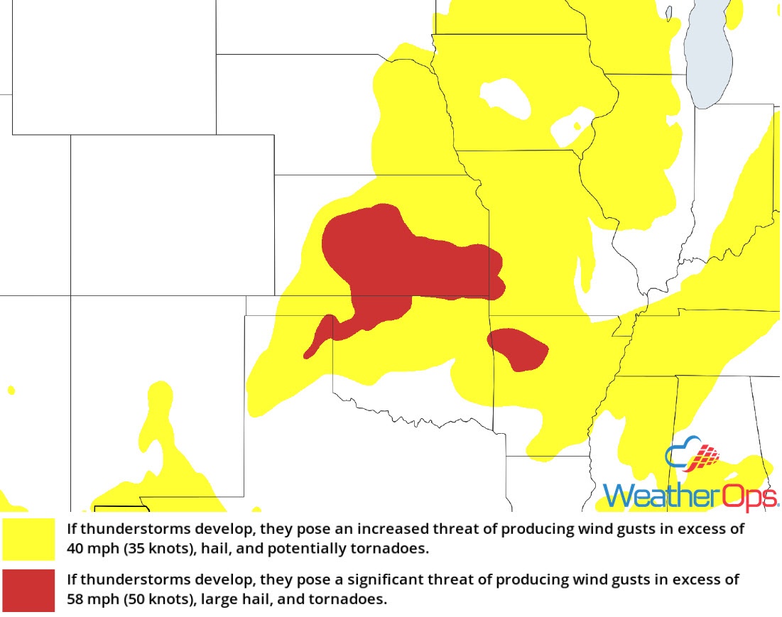 Thunderstorm Risk for Thursday, August 16, 2018